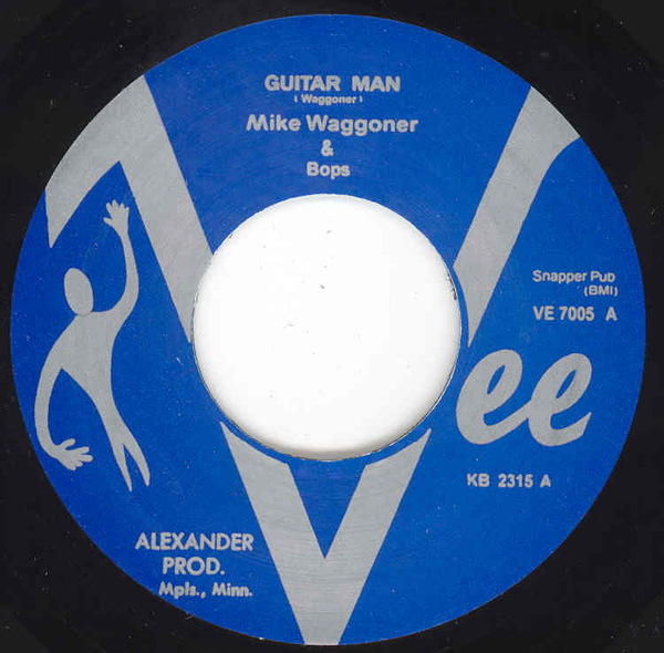 Waggoner, Mike & The Bops - Guitar Man - Coming Up (7inch, 45rpm)