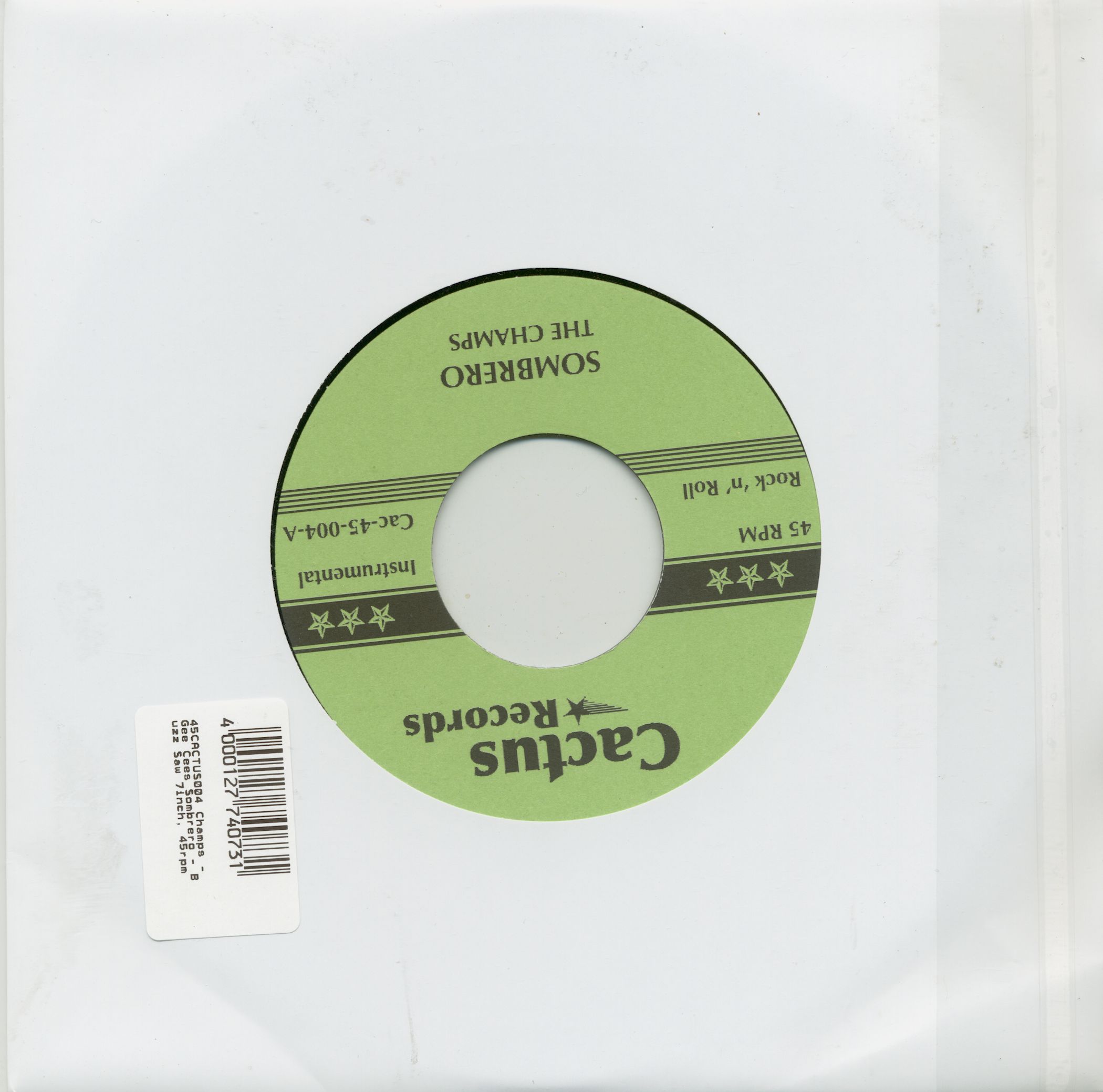 Champs - Gee Cees - Sombrero - Buzz Saw (7inch, 45rpm)