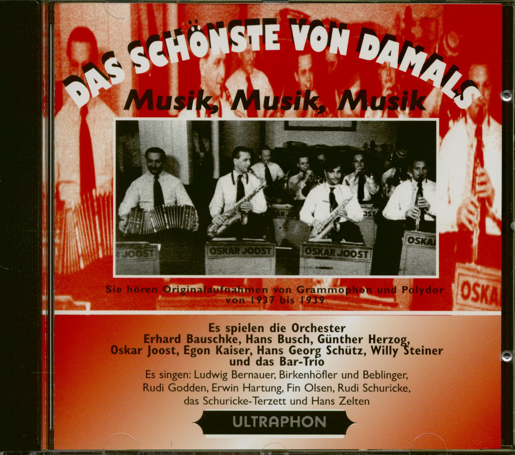 Various - Das Schönste von damals auf Ultraphon - Musik, Musik, Musik 1937-39 (CD)