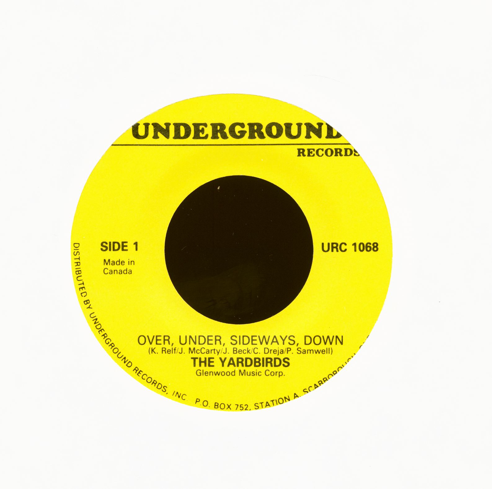 Yardbirds, The - Over, Under, Sideways, Down - Ha Ha Said The Clown (7inch,1