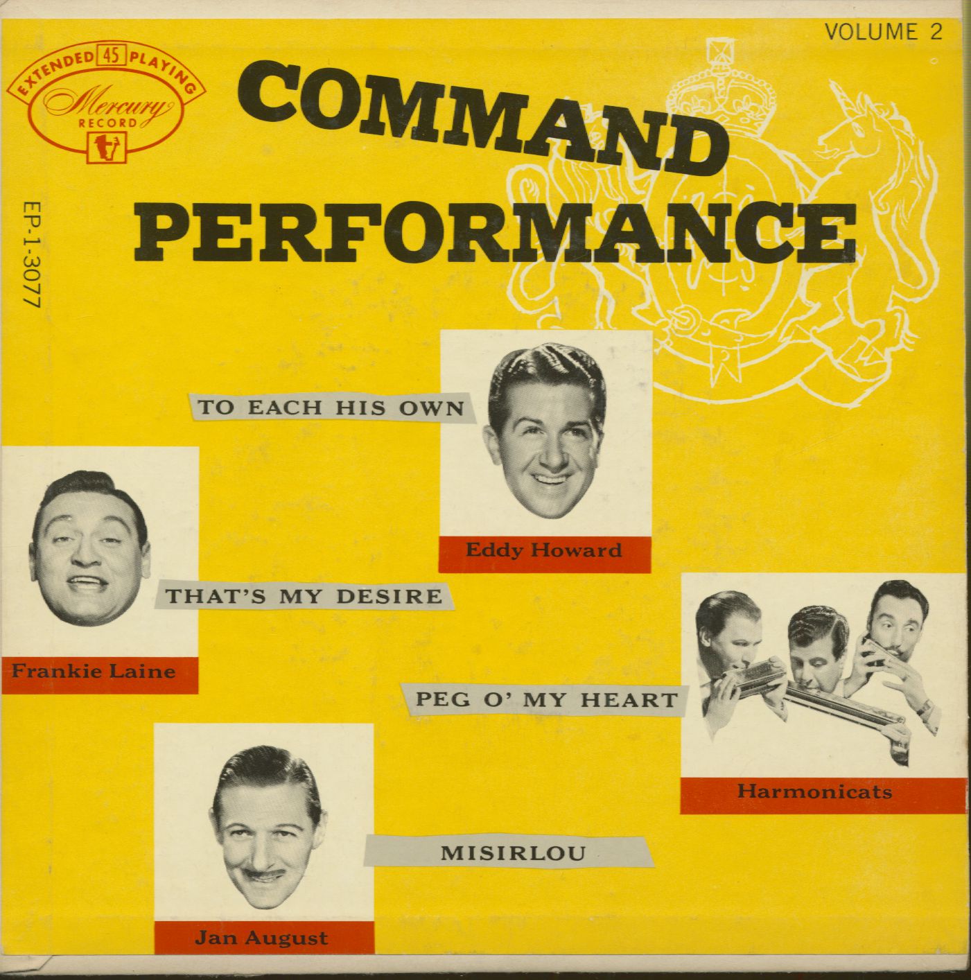 Various - Command Performance, Vol.2 (7inch, 45rpm, EP, PS)
