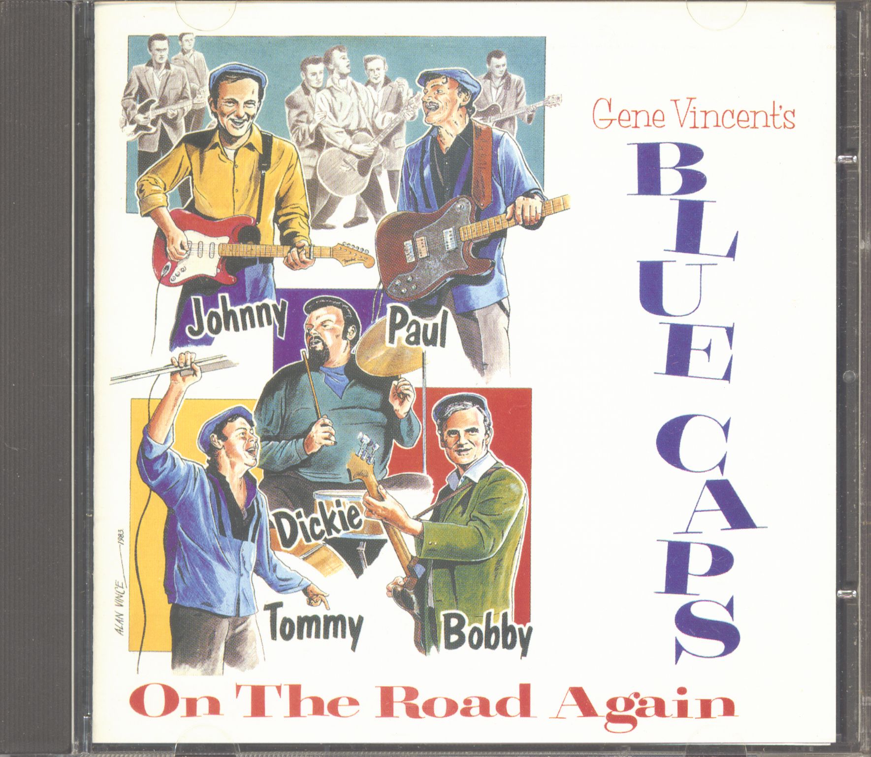 Blue Caps, The - Gene Vincent's Blue Caps On The Road Again (CD)