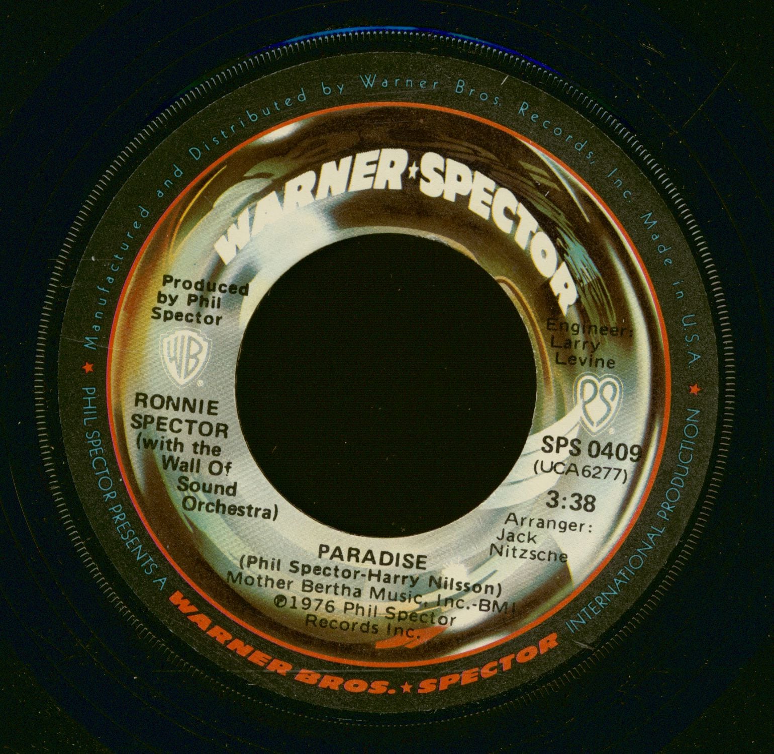 Spector, Ronnie - Paradise - When I Saw You (7inch, 45rpm)