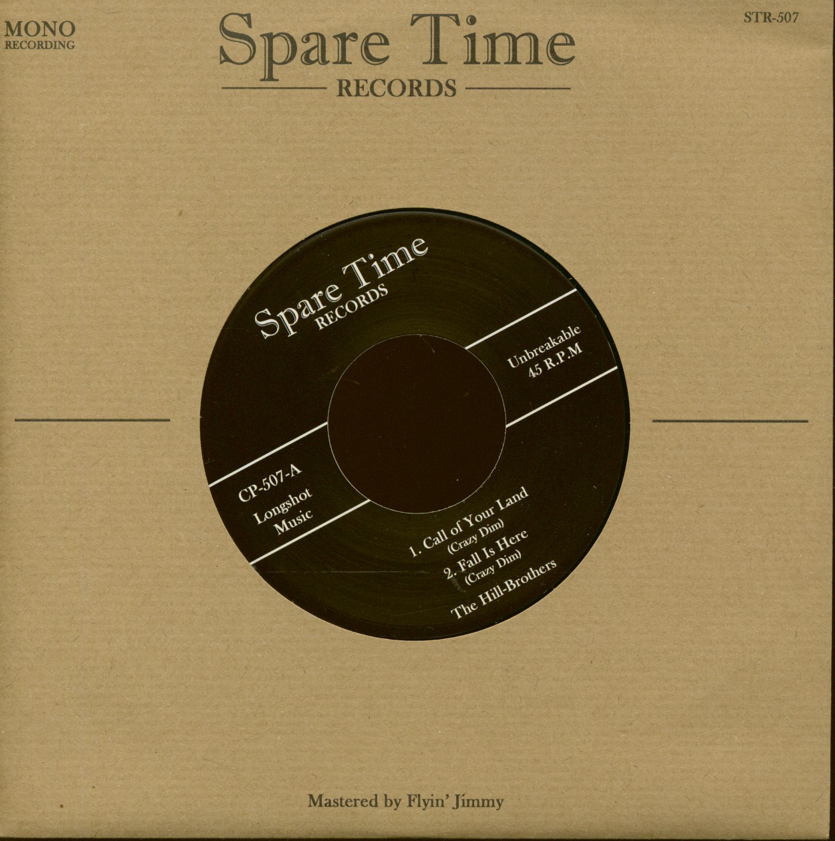 Hill-Brothers, The - Call Of Your Land (7inch EP, 45rpm, Company Sleeve)