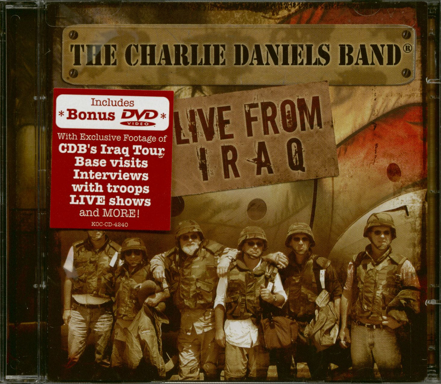 Daniels, Charlie - Live From Iraq (CD + DVD)