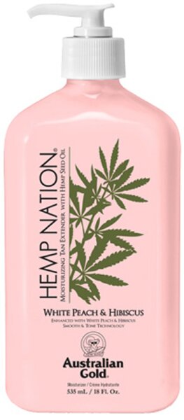 Australian Gold After Sun Hemp Nation White Peach & Hibiscus 535 ml