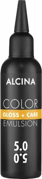 Alcina Color Gloss+Care Emulsion Haarfarbe 5.0 Hellbraun Haarfarbe 100 ml