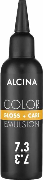 Alcina Color Gloss+Care Emulsion Haarfarbe 7.3 Mittelblond-Gold Haarfarbe 100 ml