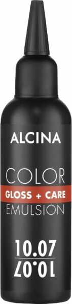 Alcina Color Gloss+Care Emulsion Haarfarbe 10.07 H.L.Blond-Past.-Brau Haarfarbe 100 ml
