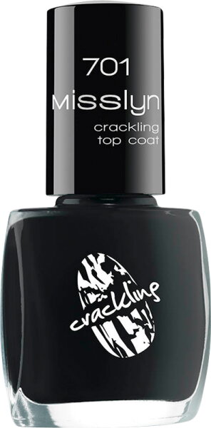 Misslyn Crackling Top Coat 701 Black 10 ml