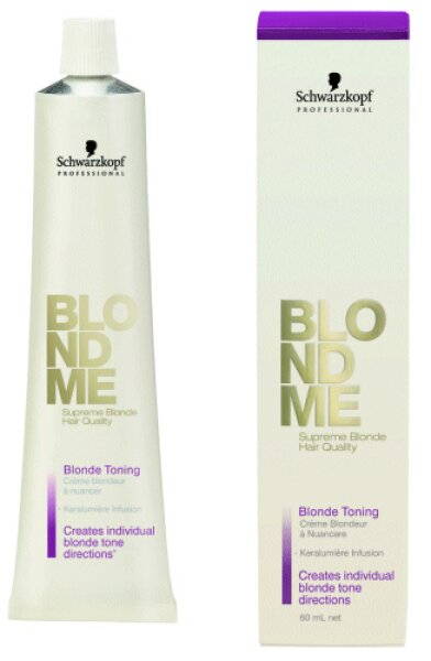 Schwarzkopf BlondMe Haarfarbe Blonde Toning Strawberry Erdbeer 60 ml
