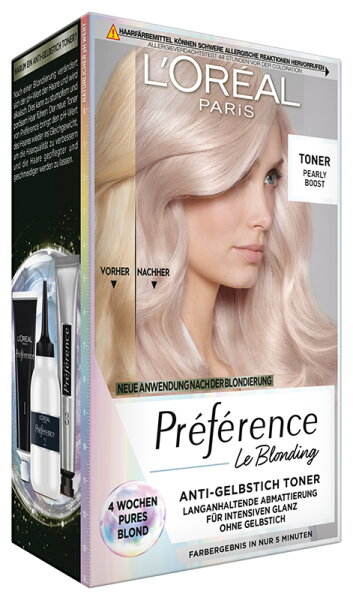L'Oréal Paris Préférence Le Blonding Toner 02 Pearly Boost Coloration 1Stk