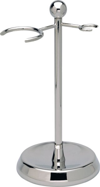 Erbe Shaving Shop XXL Rasierer- und Rasierpinselhalter, Metall glänzend