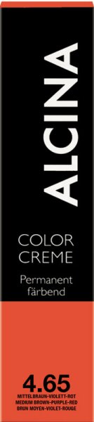 Alcina Color Creme Haarfarbe 4.65 M.Braun-Violett-Rot 60 ml