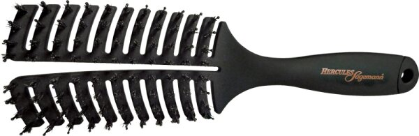 Hercules Sägemann Kupfer Kollektion Curved Vent Brush schwarz 70 mm 9144
