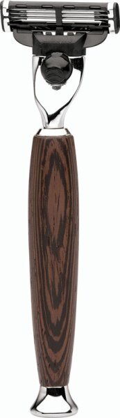 Erbe Shaving Shop Premium Design MILANO Gillette Mach3 Rasierer Wengeholz