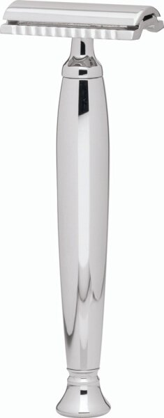 Erbe Shaving Shop Premium Design MILANO Tradition Rasierer Metall glänzend
