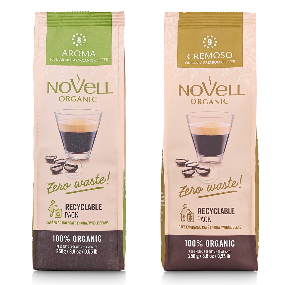 NOVELL Zero Waste Kaffee-Probierpaket (2x 250g)