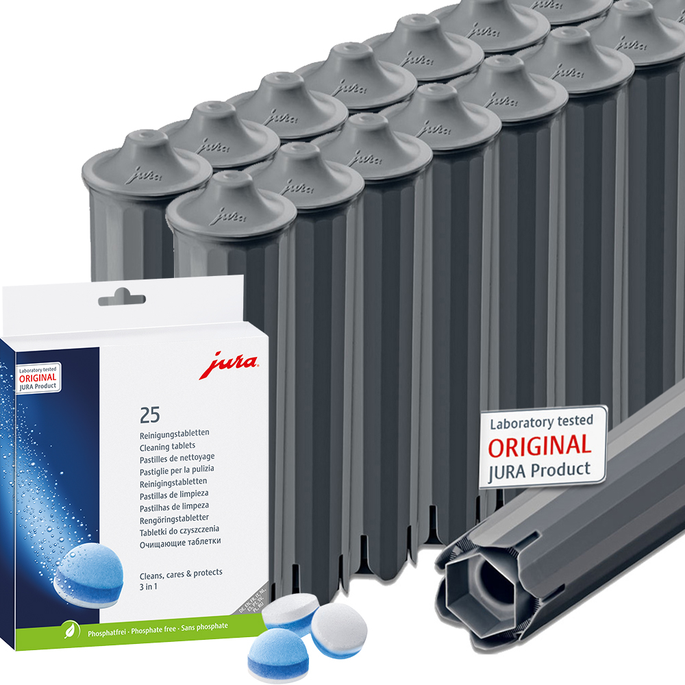 15 JURA CLARIS SMART+ (24233) / 25 Reinigungstabs (25045)