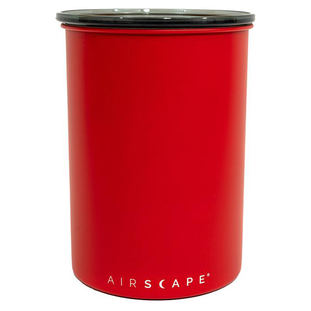 Airscape Edelstahl-Aromabeh?lter 500g signalrot matt (AS2807)