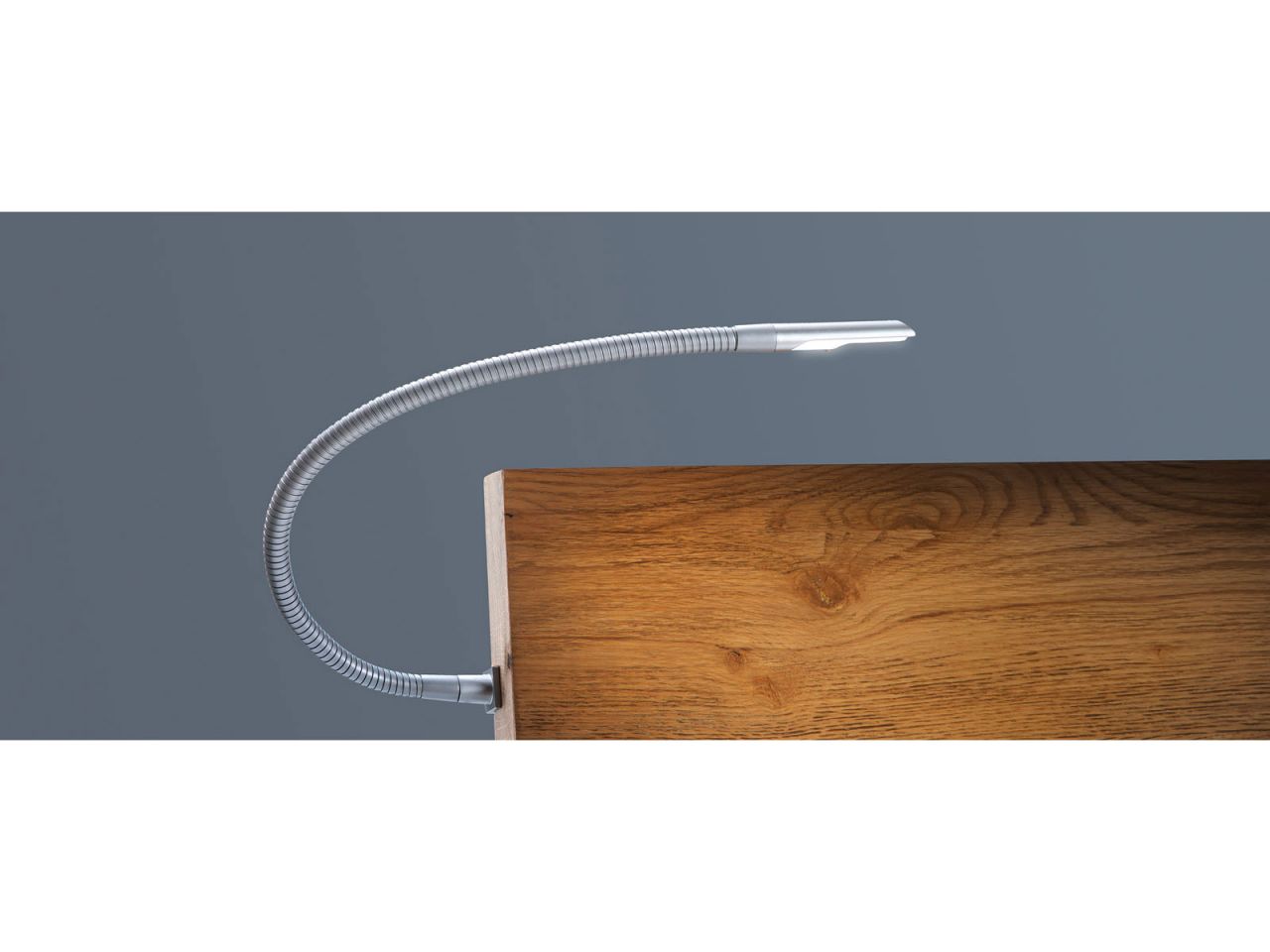 Lampe Snake 2er Set, Farbe Alu,