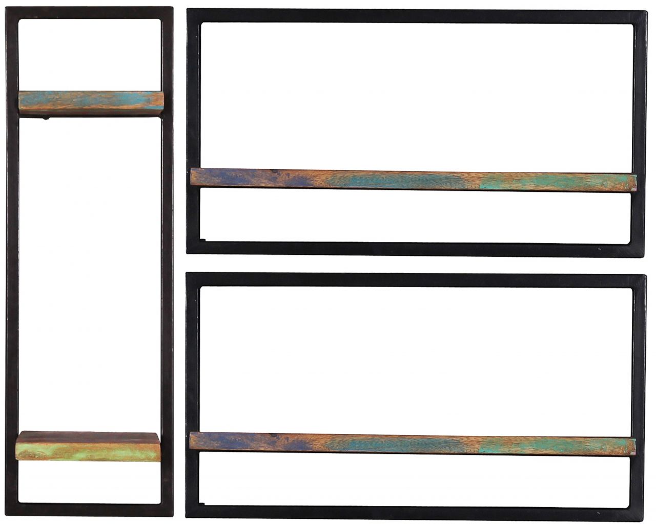 RIVERBOAT Wandregal-Set, 3-teilig 09101-09,