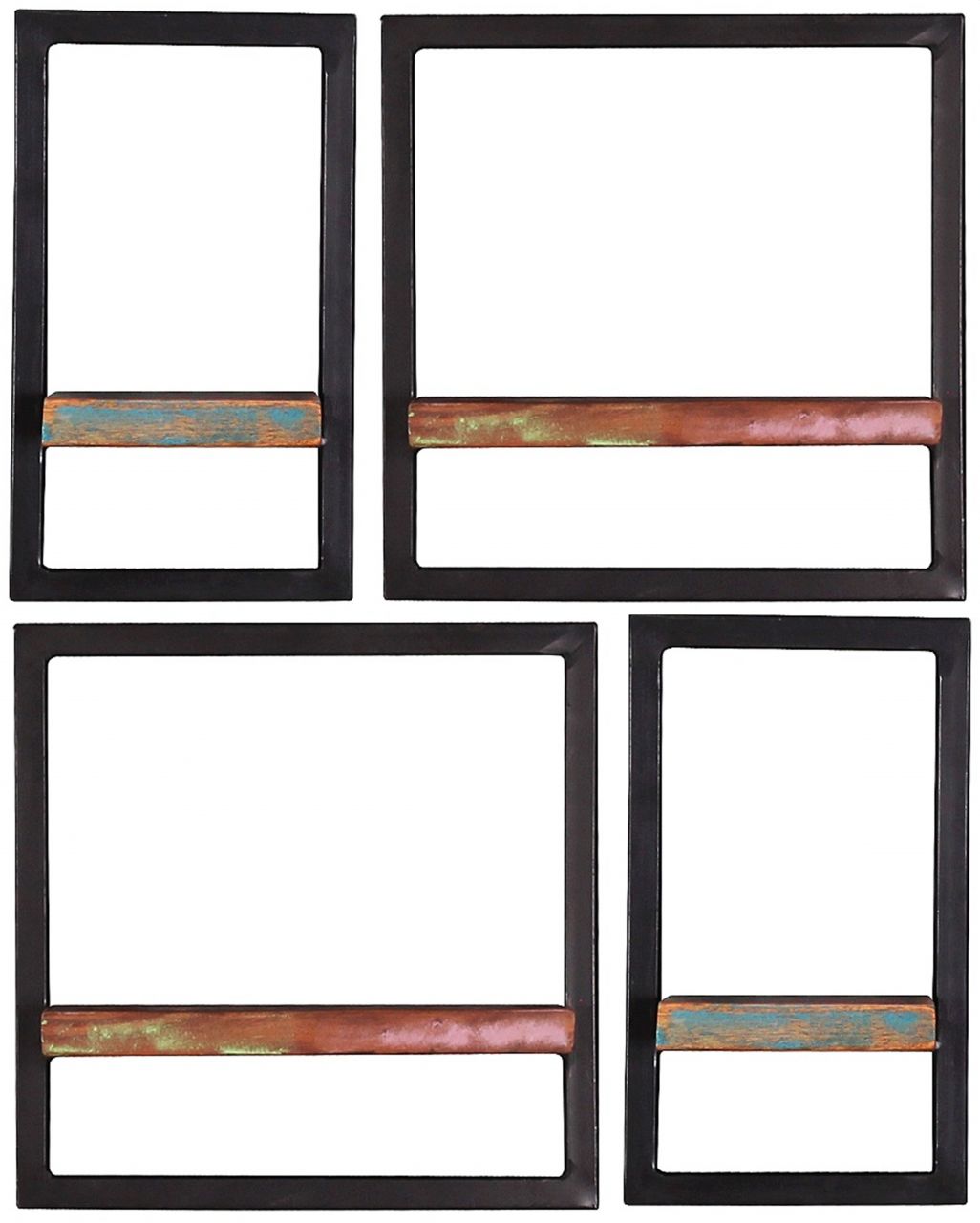 RIVERBOAT Wandregal-Set, 4-teilig 09101-11,