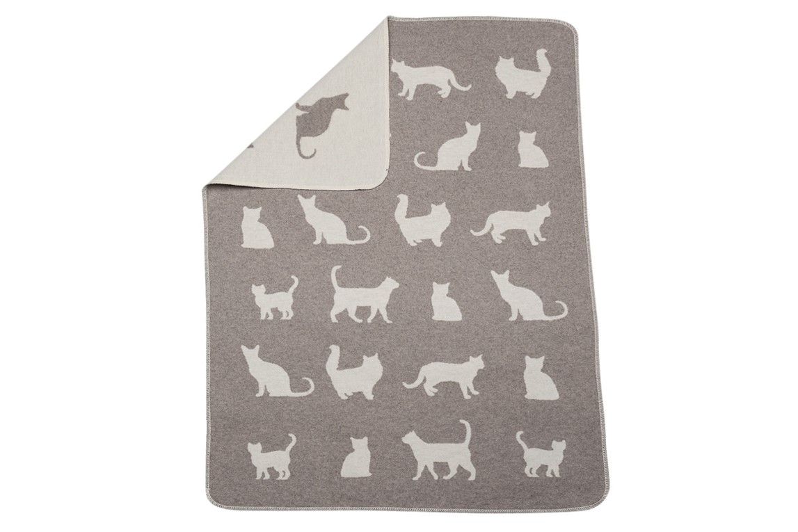 Haustierdecke Katzen Silhouette 7153,