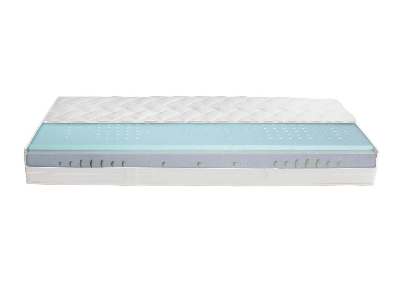 7-Zonen Boxspring Kaltschaummatratze Victoria Drell, 160 x 200 cm  H3 & H4