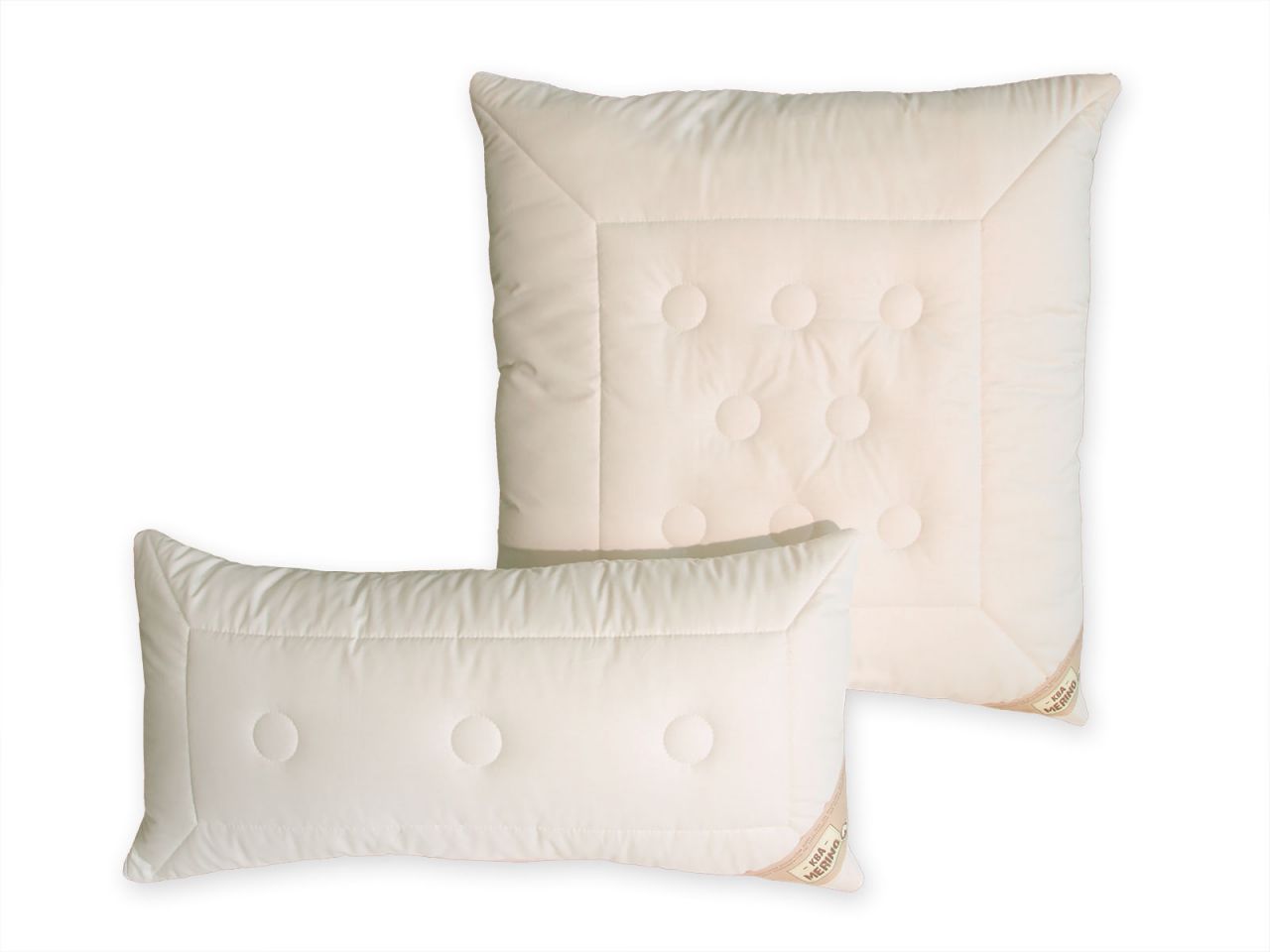 Kopfkissen Merino, kbA, 80 x 80 cm