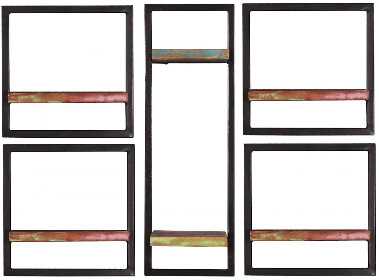 RIVERBOAT Wandregal-Set, 5-teilig 09101-16,