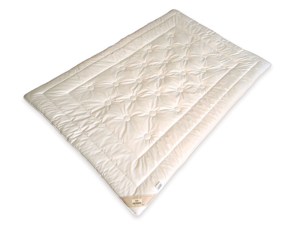 Bio-Duo-Leichtsteppbett Merino, 155 x 200 cm