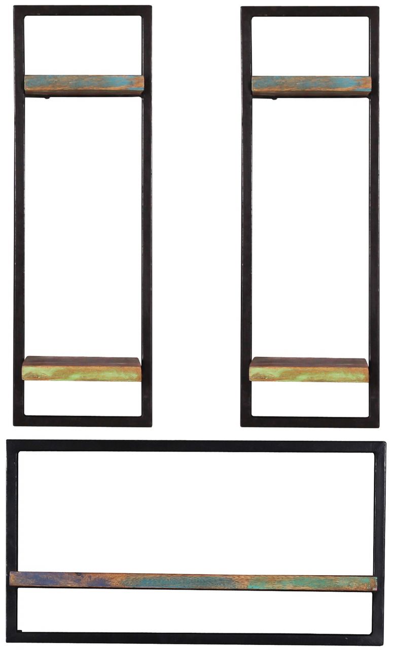 RIVERBOAT Wandregal-Set, 3-teilig 09101-12,