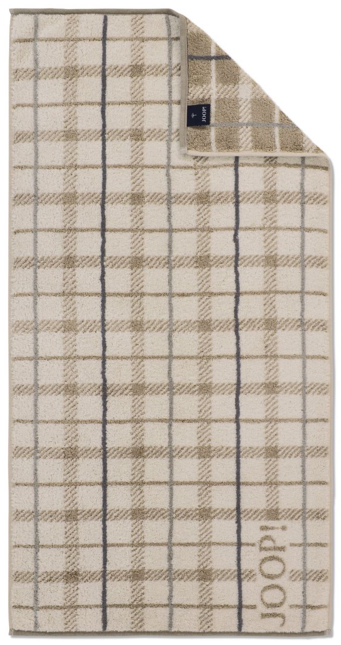 JOOP! Contour Checked 1715 HT, 50 x 100 cm  Olive