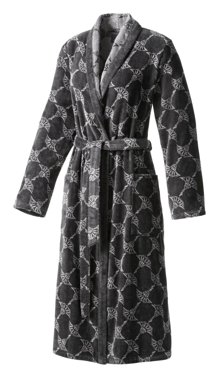 JOOP! Classic Velour Schalkragen 1645, 32/34 Anthrazit