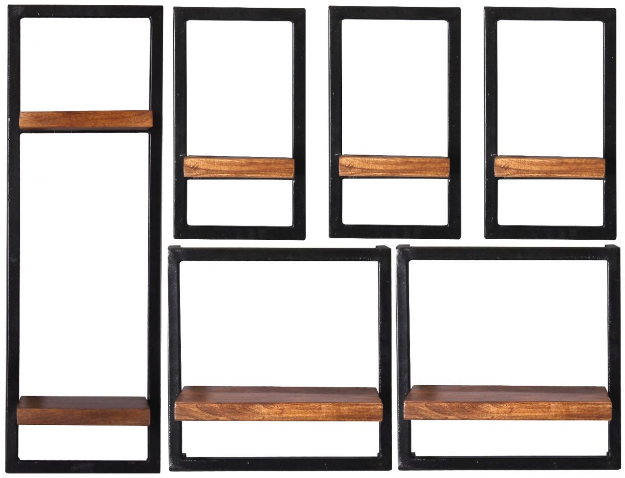 PANAMA Wandregal-Set, 6-teilig 09200-19,