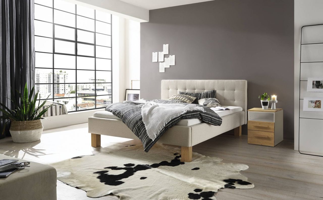 Noemi Dream-Line Pronto, 160 x 200 cm  Wildbuche natur, geölt Buffalo shale 720 20