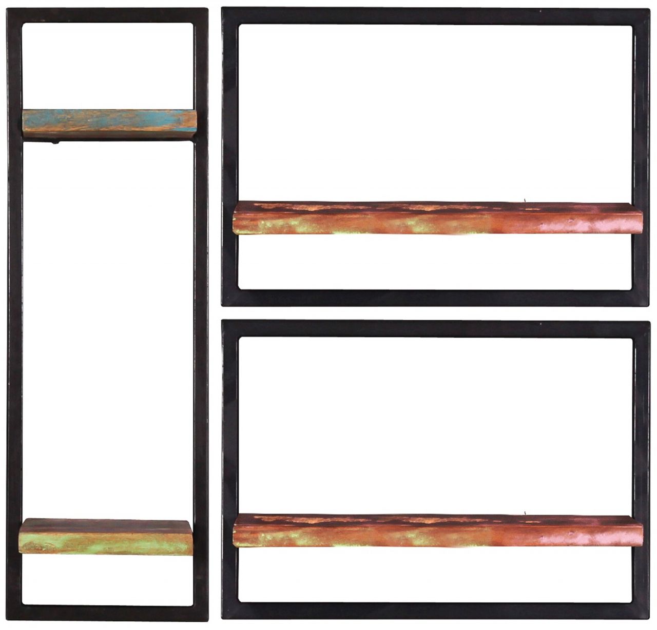 RIVERBOAT Wandregal-Set, 3-teilig 09101-08,