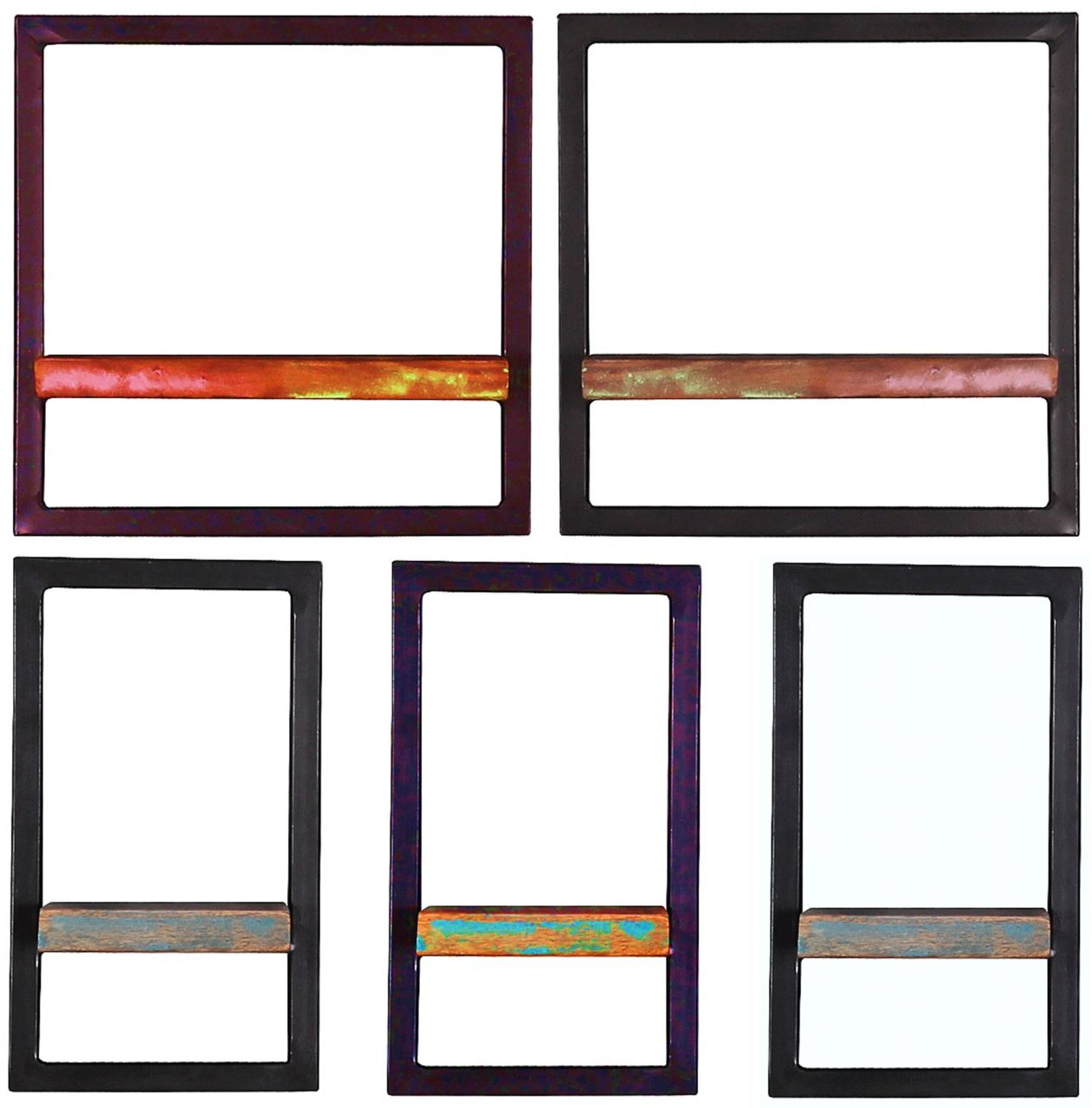 RIVERBOAT Wandregal-Set, 5-teilig 09101-17,