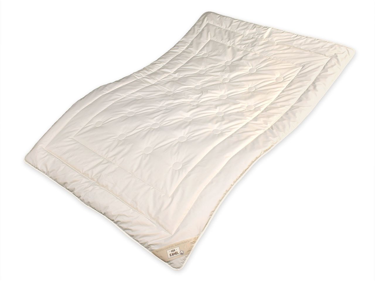 Duo-Leichtsteppbett Kamelhaar, 135 x 200 cm