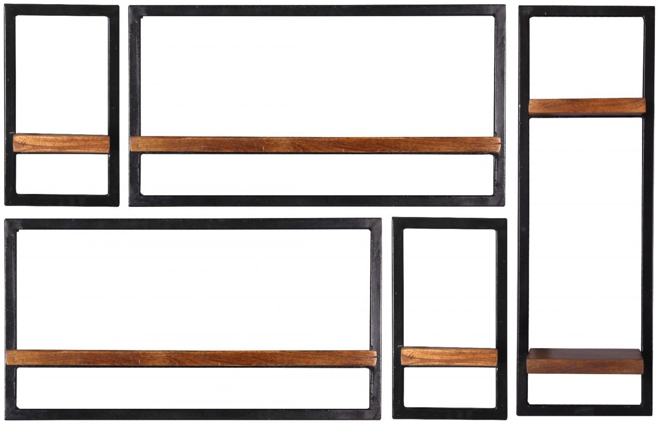 PANAMA Wandregal-Set, 5-teilig 09200-04,