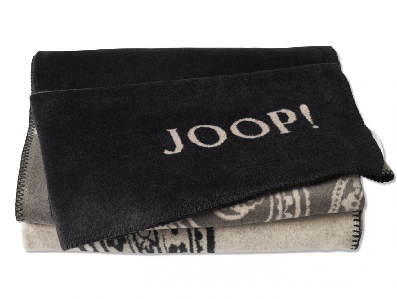 JOOP! Paisley Stripes, 150 x 200 cm Black