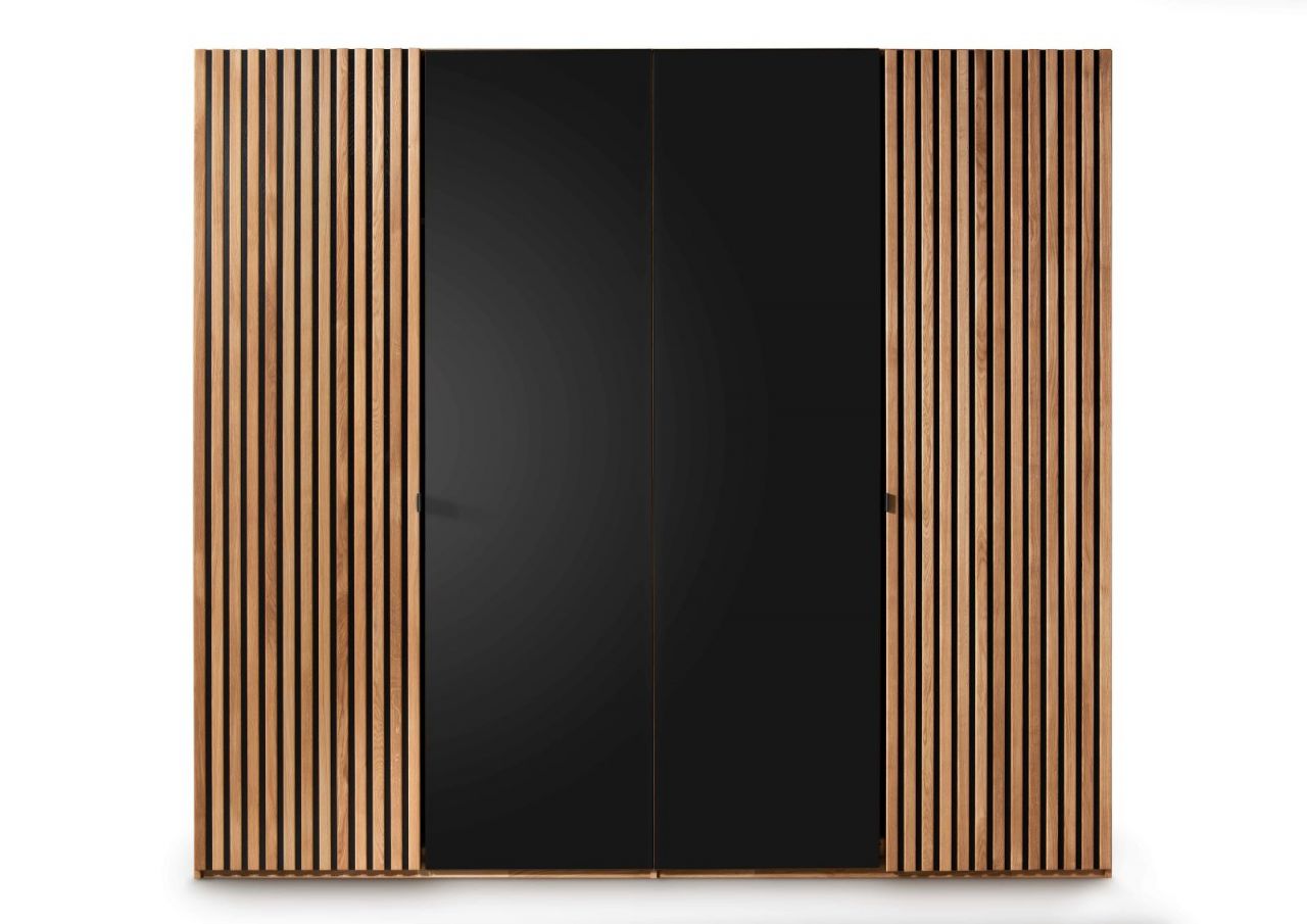 Kleiderschrank Manhattan, 4-türig, ohne Passepartout