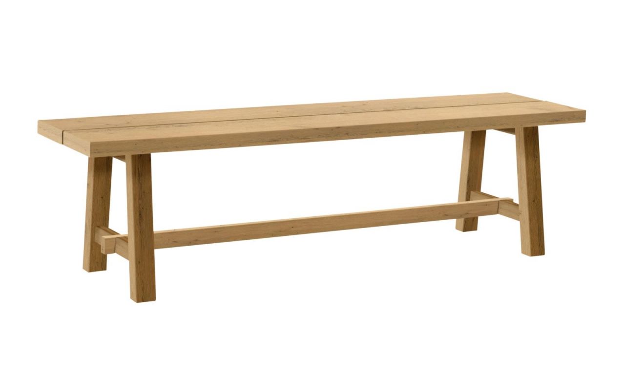 Oak-Wild Bank Calmo, Wildeiche natur, gebürstet, geölt