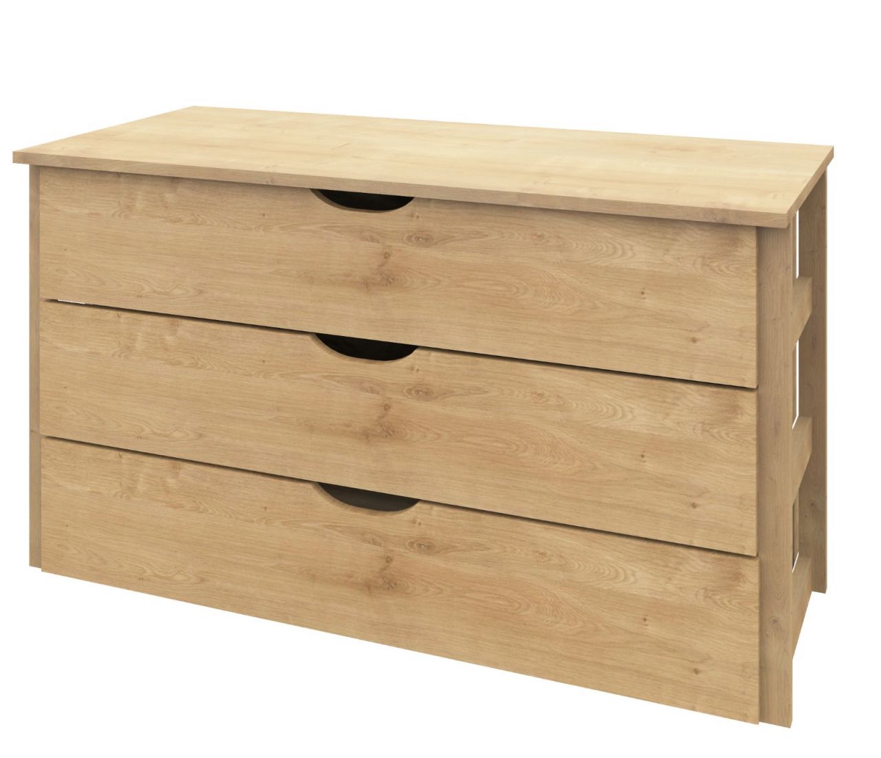 Zubehör Kleiderschrank Manhattan / Schubkastenmodul Holzfront, 120 cm