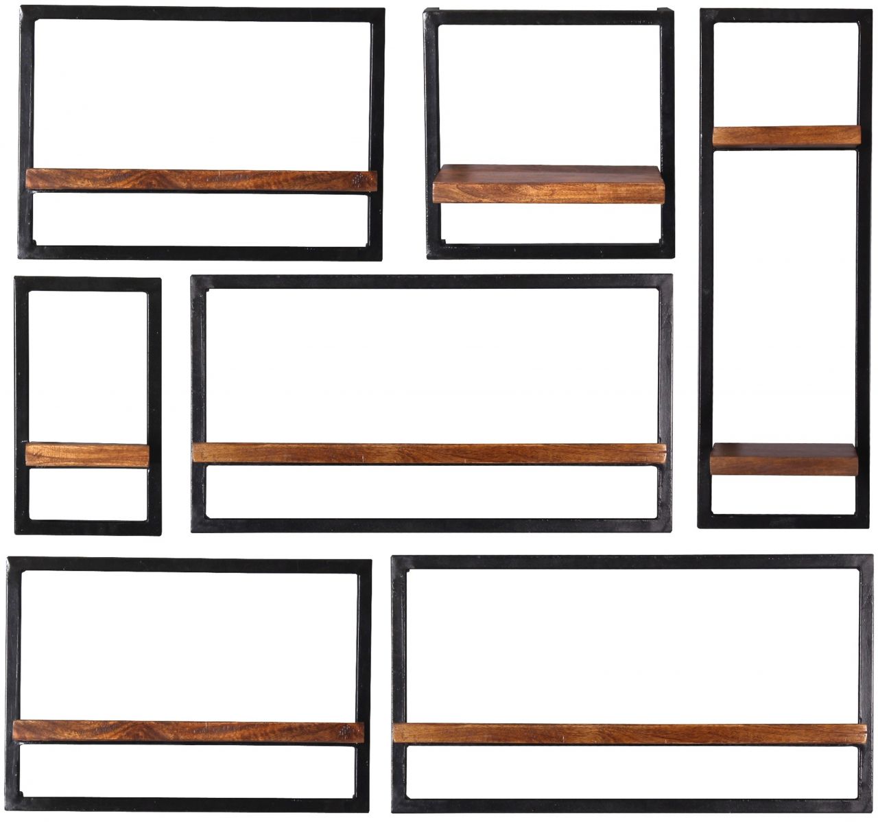 PANAMA Wandregal-Set, 7-teilig 09200-05,