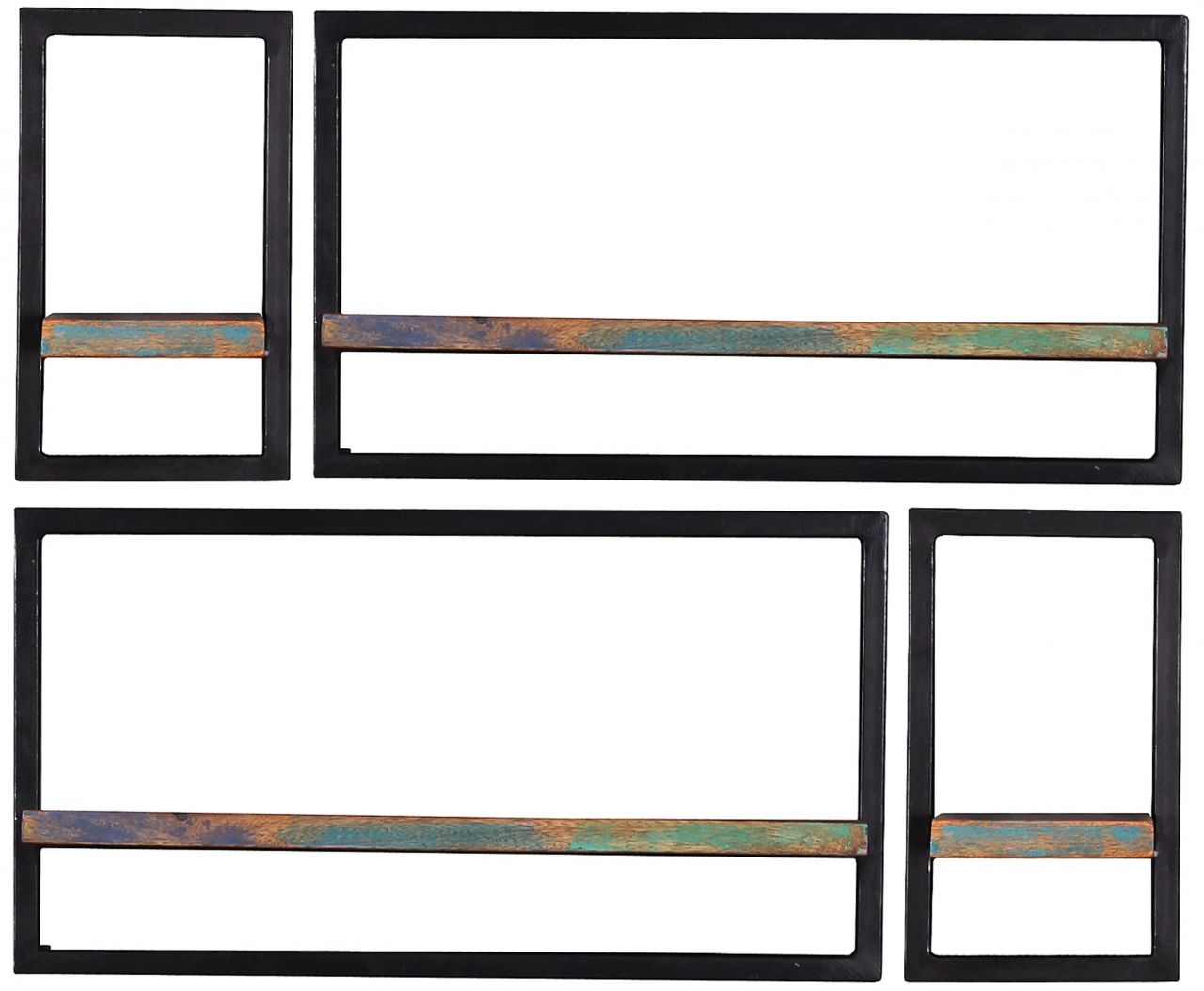 RIVERBOAT Wandregal-Set, 4-teilig 09101-10,