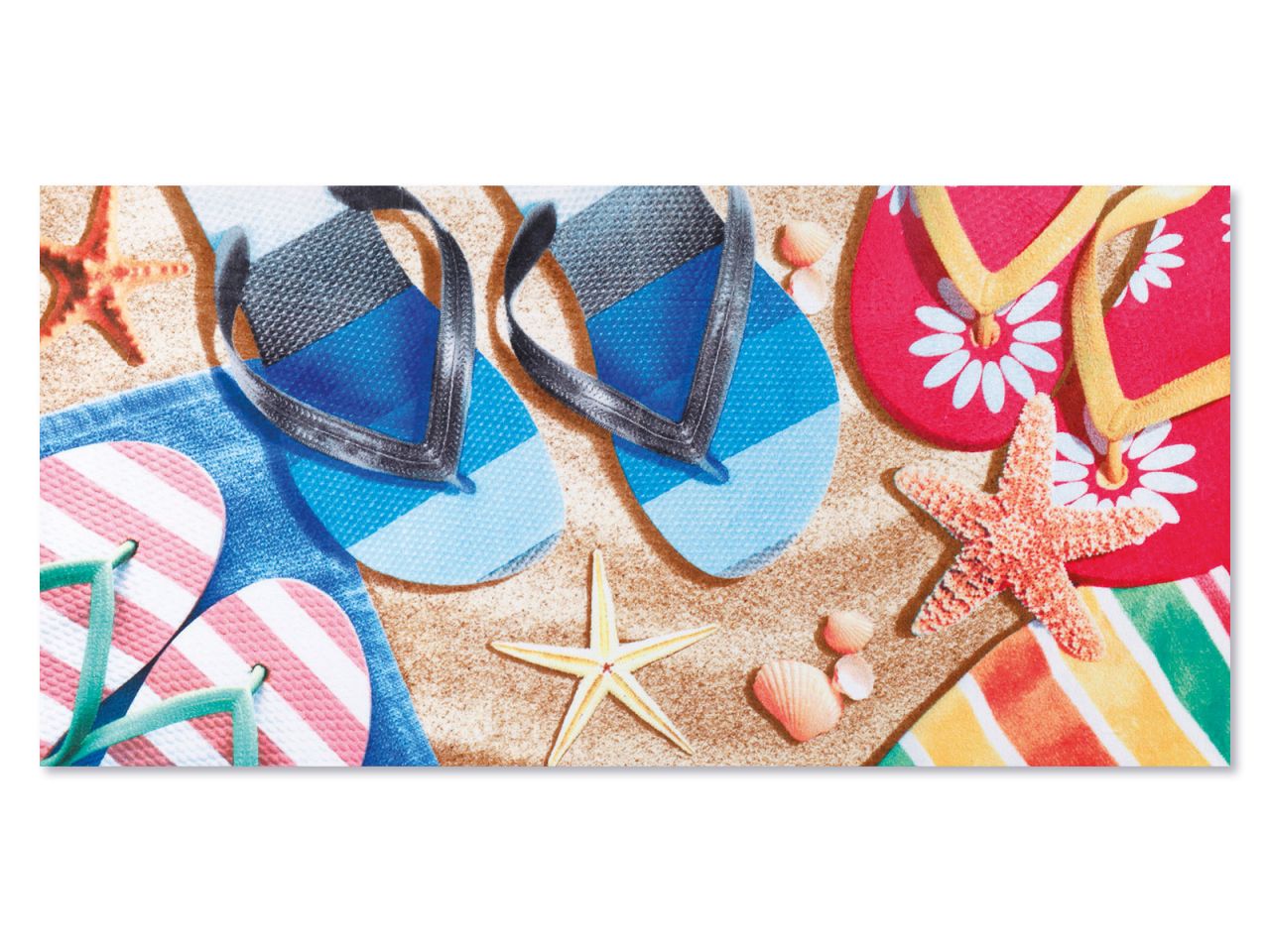 Strandtuch Flip-Flops,