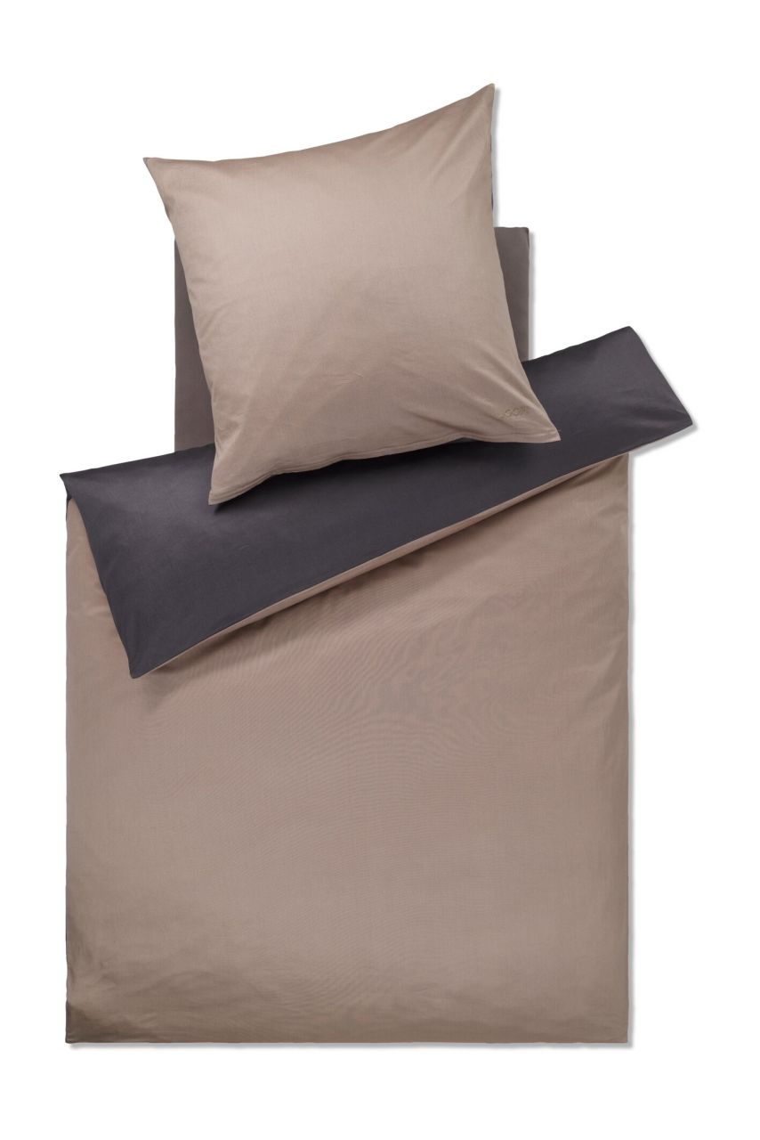 JOOP! Micro Pattern 4040, 135 x 200 + 80 x 80 cm Haselnuss