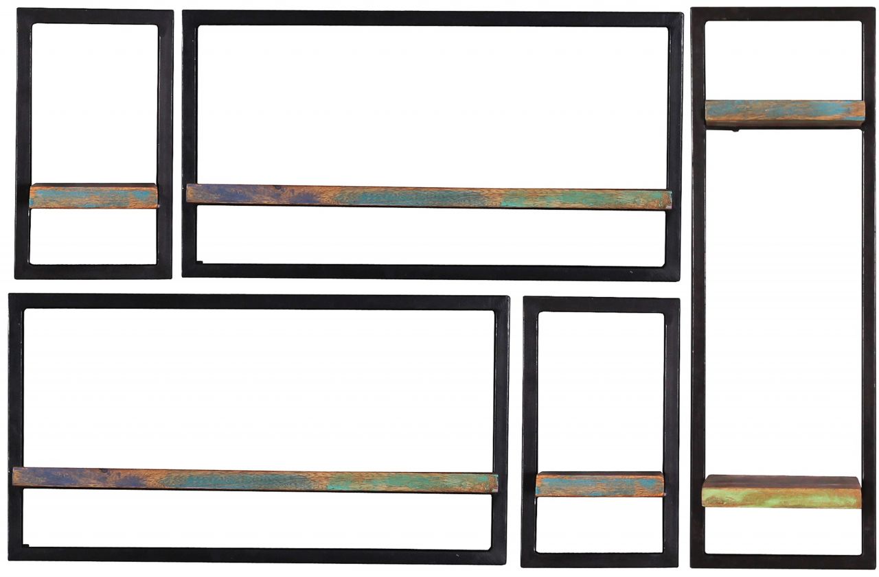 RIVERBOAT Wandregal-Set, 5-teilig 09101-04,